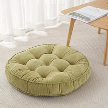 Load image into Gallery viewer, Round Corduroy Floor Cushion for Meditation and Relaxation