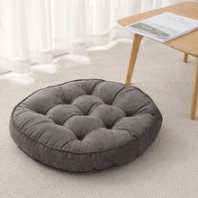 Load image into Gallery viewer, Round Corduroy Floor Cushion for Meditation and Relaxation