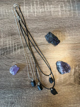 Load image into Gallery viewer, Black Tourmaline Healing Protection Crystal Necklace

