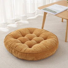 Load image into Gallery viewer, Round Corduroy Floor Cushion for Meditation and Relaxation
