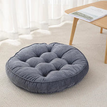 Load image into Gallery viewer, Round Corduroy Floor Cushion for Meditation and Relaxation
