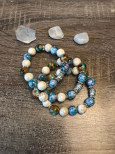 Load image into Gallery viewer, Spiritual Amazonite Turquoise Blue Buddha Bracelet
