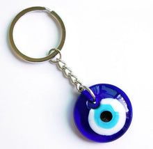 Load image into Gallery viewer, Evil Eye Pendant Keychain Ward Off Negativity
