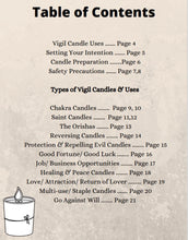 Load image into Gallery viewer, Candle Magic Manifestation Workbook using 7 day Vigil Candles - digital copy
