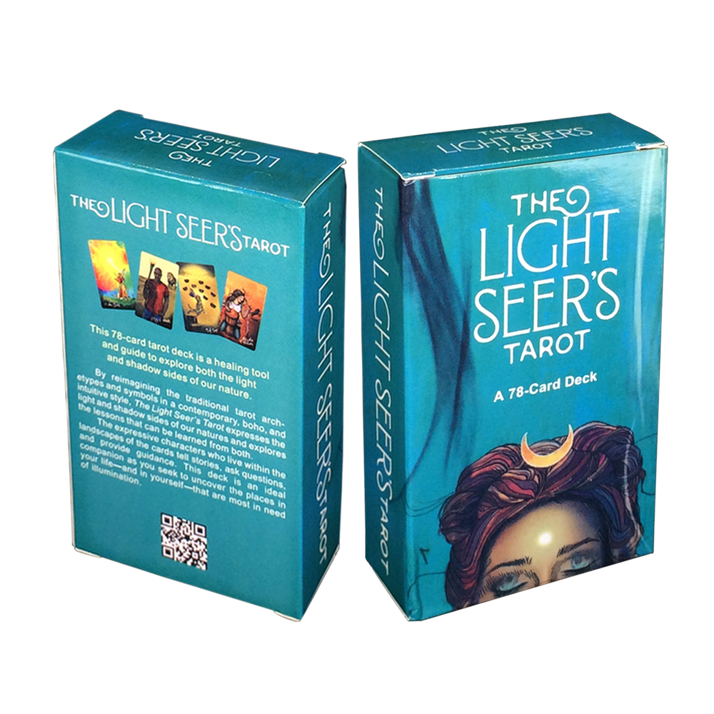 The Light Seer's Tarocchi – Mazzo 78 Carte In Inglese Per Divinazione, 10,3x6 Cm, Per Principianti Ed Esperti